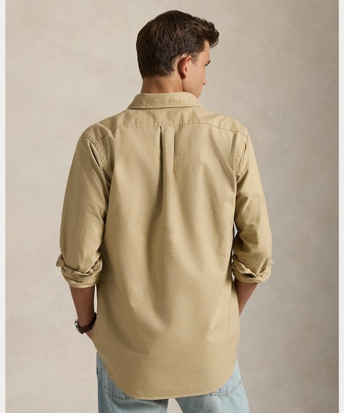 POLO RALPH LAUREN（ポロ ラルフ ローレン）の「クラシック フィット ガーメントダイド オックスフォード シャツ（シャツ/ブラウス・メンズ・ブラウン系5・S/XXL/XL/L/XS/M）」の6枚目の写真
