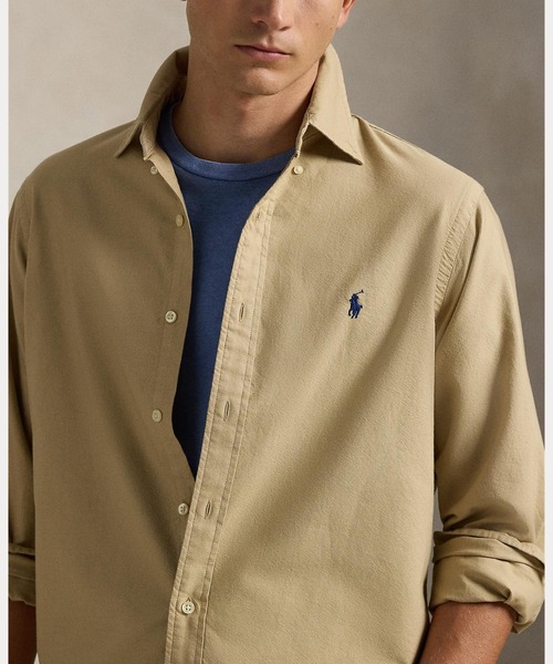 【ポロラルフローレン】2023年SS クラシックフィット ガーメントダイド L ポロ ラルフ ローレン POLO RALPH LAUREN クラシック フィット