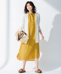 ブルーローズ。23区　46 【一部店舗限定】LIBECO シャツワンピース ブルーローズ様専用。23区 46 【一部店舗限定】LIBECO シャツ