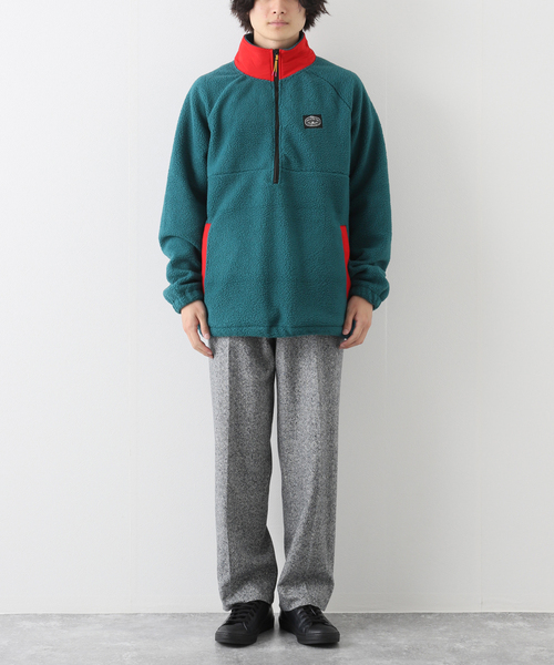 JOURNAL STANDARD relume(ジャーナルスタンダード レリューム)の「【POLeR / ポーラー】 US キャンプ シェルパ フリース アノラック(ブルゾン・メンズ・ネイビー/カーキ・MEDIUM/LARGE)」の3枚目の写真