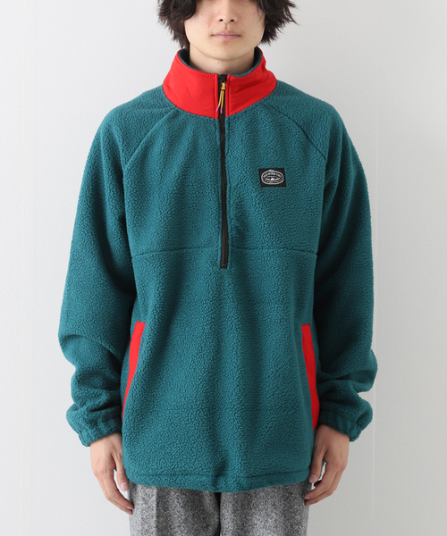 JOURNAL STANDARD relume(ジャーナルスタンダード レリューム)の「【POLeR / ポーラー】 US キャンプ シェルパ フリース アノラック(ブルゾン・メンズ・ネイビー/カーキ・MEDIUM/LARGE)」の4枚目の写真