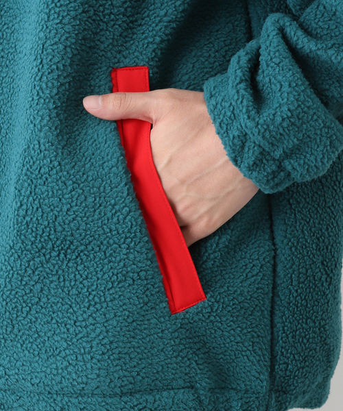 JOURNAL STANDARD relume(ジャーナルスタンダード レリューム)の「【POLeR / ポーラー】 US キャンプ シェルパ フリース アノラック(ブルゾン・メンズ・ネイビー/カーキ・MEDIUM/LARGE)」の12枚目の写真