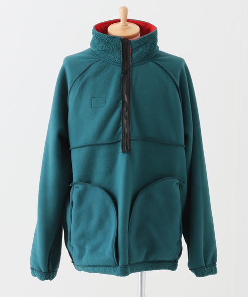 JOURNAL STANDARD relume(ジャーナルスタンダード レリューム)の「【POLeR / ポーラー】 US キャンプ シェルパ フリース アノラック(ブルゾン・メンズ・ネイビー/カーキ・MEDIUM/LARGE)」の17枚目の写真