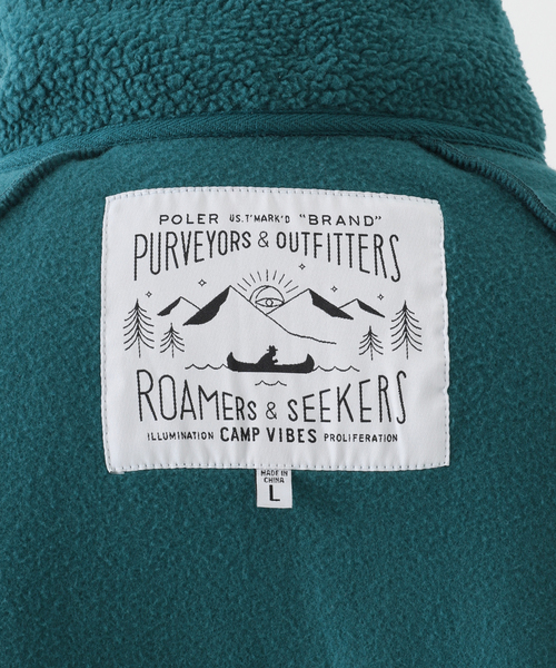 JOURNAL STANDARD relume(ジャーナルスタンダード レリューム)の「【POLeR / ポーラー】 US キャンプ シェルパ フリース アノラック(ブルゾン・メンズ・ネイビー/カーキ・MEDIUM/LARGE)」の19枚目の写真