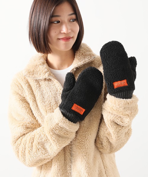 UNIVERSAL OVERALL(ユニバーサルオーバーオール)の「【UNIVERSAL OVERALL/ユニバーサルオーバーオール】ボアミトン/グローブ/手袋(手袋・レディース・ブラック/ベージュ/グレー/アイボリー/ブラウン/レッド/オレンジ/イエロー/レオパード/グリーン系その他・FREE)」の11枚目の写真