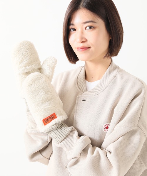 UNIVERSAL OVERALL(ユニバーサルオーバーオール)の「【UNIVERSAL OVERALL/ユニバーサルオーバーオール】ボアミトン/グローブ/手袋(手袋・レディース・ブラック/ベージュ/グレー/アイボリー/ブラウン/レッド/オレンジ/イエロー/レオパード/グリーン系その他・FREE)」の14枚目の写真