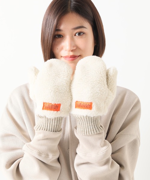 UNIVERSAL OVERALL(ユニバーサルオーバーオール)の「【UNIVERSAL OVERALL/ユニバーサルオーバーオール】ボアミトン/グローブ/手袋(手袋・レディース・ブラック/ベージュ/グレー/アイボリー/ブラウン/レッド/オレンジ/イエロー/レオパード/グリーン系その他・FREE)」の22枚目の写真