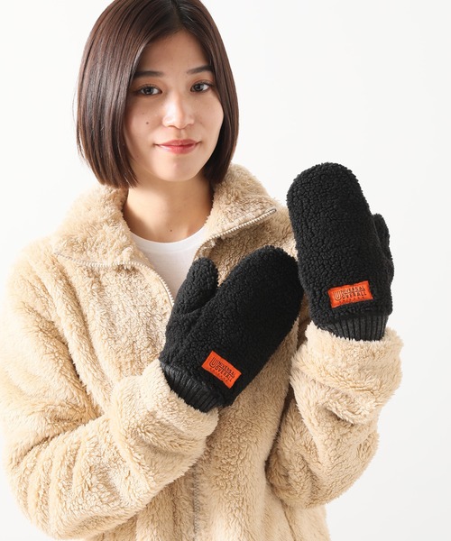 UNIVERSAL OVERALL(ユニバーサルオーバーオール)の「【UNIVERSAL OVERALL/ユニバーサルオーバーオール】ボアミトン/グローブ/手袋(手袋・レディース・ブラック/ベージュ/グレー/アイボリー/ブラウン/レッド/オレンジ/イエロー/レオパード/グリーン系その他・FREE)」の21枚目の写真