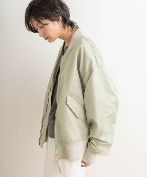 kha:ki（カーキ）の「「KHA:KI / カーキ」REV LIGHT MA-1（ブルゾン