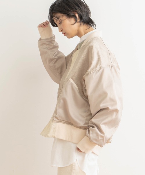 kha:ki（カーキ）の「「KHA:KI / カーキ」REV LIGHT MA-1（ブルゾン