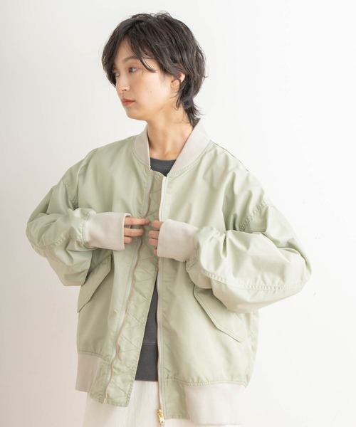 KHA:KI　カーキリバーシブル MA-1 khaki-21fjk164_1.jpg