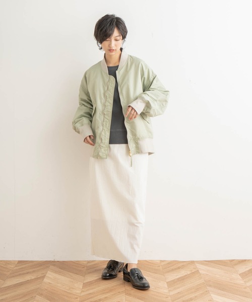 kha:ki（カーキ）の「「KHA:KI / カーキ」REV LIGHT MA-1（ブルゾン