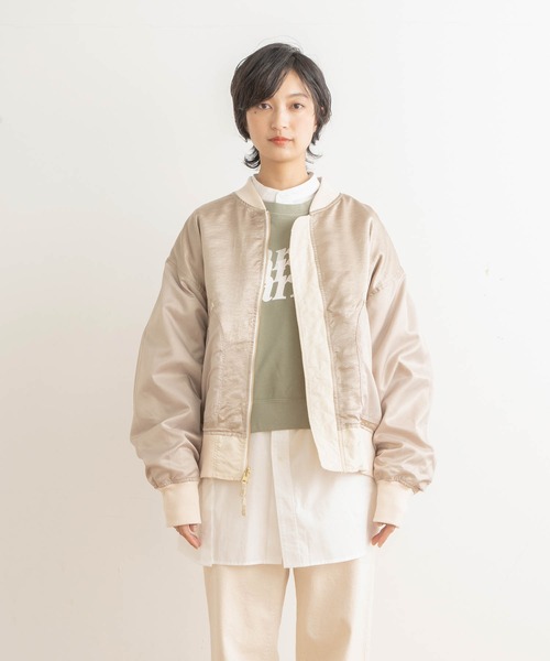 kha:ki（カーキ）の「「KHA:KI / カーキ」REV LIGHT MA-1（ブルゾン