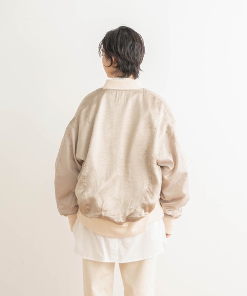 kha:ki（カーキ）の「「KHA:KI / カーキ」REV LIGHT MA-1（ブルゾン