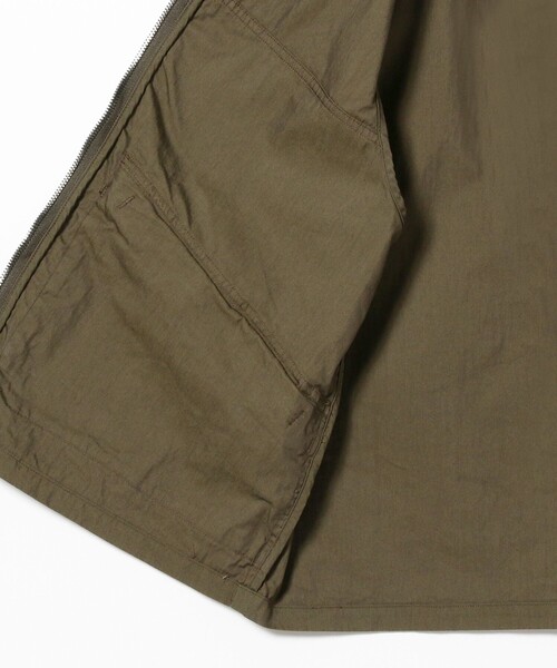 orSlow(オアスロウ)の「orSlow / COTTON NYLON UTILITY VEST ユーティリティ ベスト(ベスト・メンズ・ブラック/オリーブ・2(M)/3(L))」の6枚目の写真