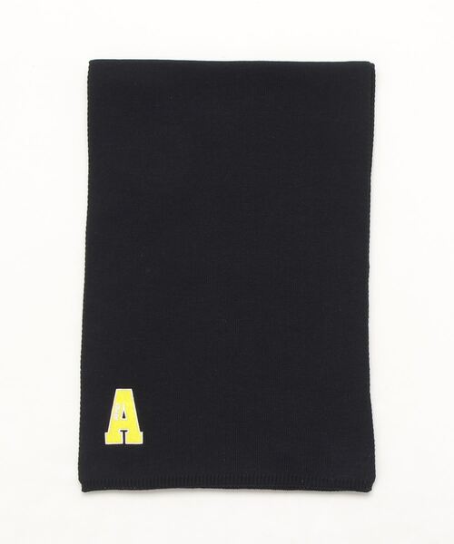 AVIREX(アヴィレックス)の「COLLEGE LOGO MUFFLER / カレッジ ロゴ マフラー / AVIREX / アヴィレックス(ストール/ショール・メンズ・ブラック/ネイビー/グレー・F)」の8枚目の写真