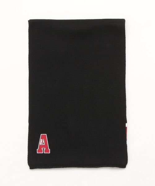 AVIREX(アヴィレックス)の「COLLEGE LOGO MUFFLER / カレッジ ロゴ マフラー / AVIREX / アヴィレックス(ストール/ショール・メンズ・ブラック/ネイビー/グレー・F)」の7枚目の写真