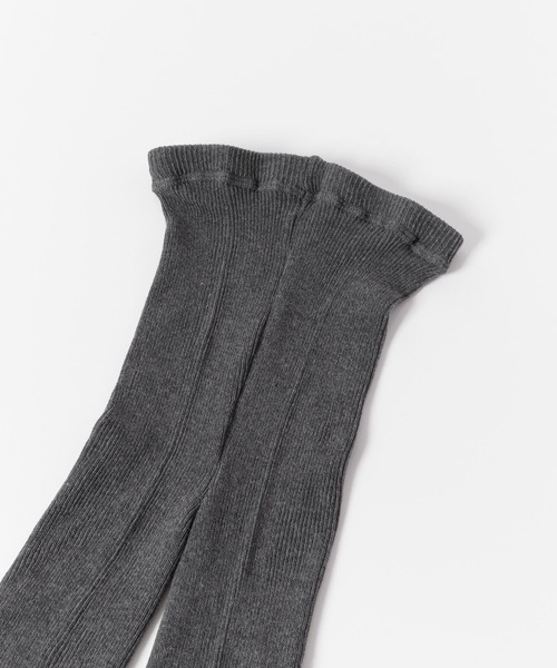 URBAN RESEARCH（アーバンリサーチ）の「コットンリブタイツ（タイツ/ストッキング・レディース・グレー/チャコールグレー・-）」の5枚目の写真