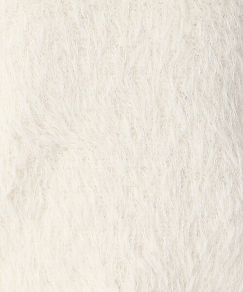 THE SHOP TK （ザ ショップ ティーケー ）の「◆【ふわふわ/シャギー】フェザーヤーンVネックニット（ニット/セーター・レディース・オレンジ/オフホワイト/ブルー・12）」の11枚目の写真