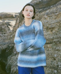 Happy John | gradation knit tops/グラデーションニットトップス(ニット/セーター)