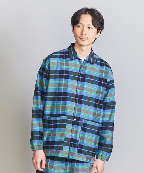 BEAUTY&YOUTH UNITED ARROWS(ビューティーアンドユースユナイテッドアローズ)の「ネル チェック パジャマ セット(ルームウェア/パジャマ・メンズ・グレー/ブラウン・L/S/M)」の6枚目の写真