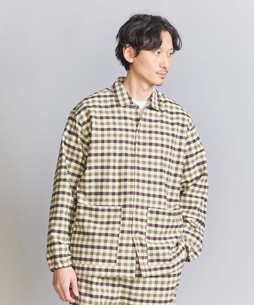 BEAUTY&YOUTH UNITED ARROWS(ビューティーアンドユースユナイテッドアローズ)の「ネル チェック パジャマ セット(ルームウェア/パジャマ・メンズ・グレー/ブラウン・L/S/M)」の17枚目の写真