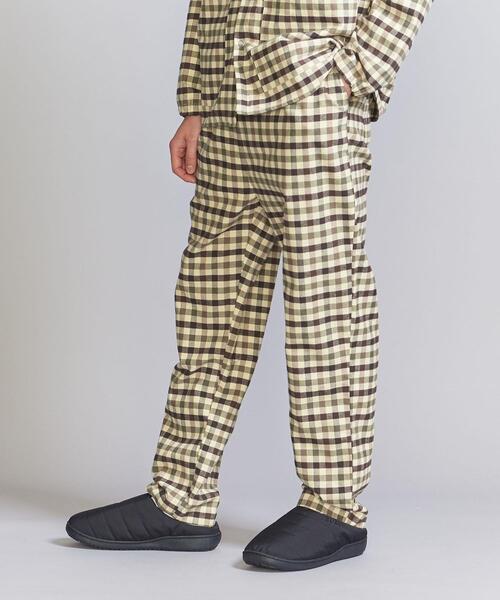 BEAUTY&YOUTH UNITED ARROWS(ビューティーアンドユースユナイテッドアローズ)の「ネル チェック パジャマ セット(ルームウェア/パジャマ・メンズ・グレー/ブラウン・L/S/M)」の20枚目の写真