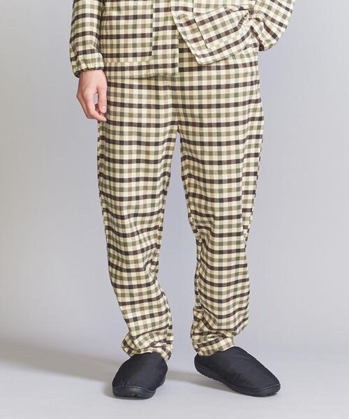 BEAUTY&YOUTH UNITED ARROWS(ビューティーアンドユースユナイテッドアローズ)の「ネル チェック パジャマ セット(ルームウェア/パジャマ・メンズ・グレー/ブラウン・L/S/M)」の21枚目の写真
