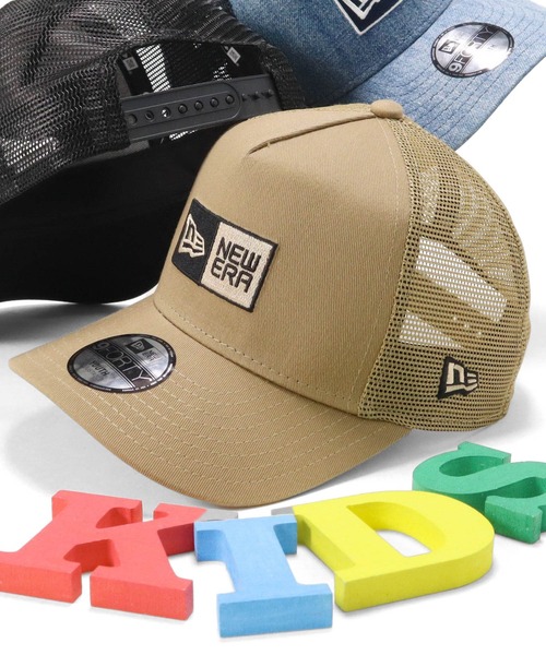 【新品・未使用】NEW ERA　キャップ　キッズ用　メッシュ NEW ERA ニューエラキッズ メッシュキャップ ロゴ : ONSPOTZ