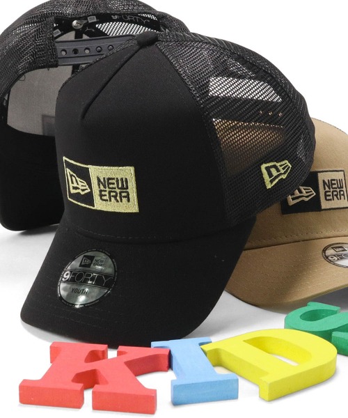 【新品・未使用】NEW ERA　キャップ　キッズ用　メッシュ NEW ERA ニューエラキッズ メッシュキャップ ロゴ : ONSPOTZ