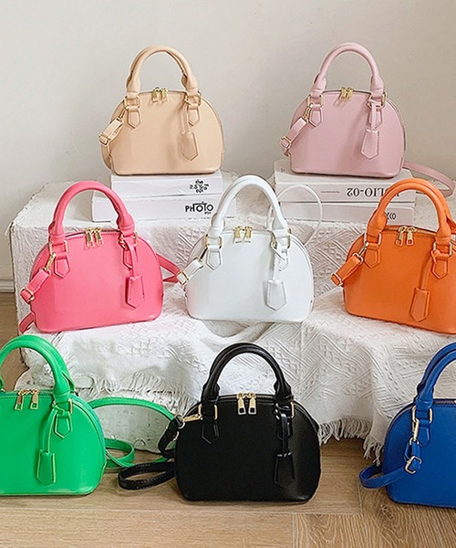 florist（フローリスト）の「【2WAY/3WAY】マットレザーかまぼこ型