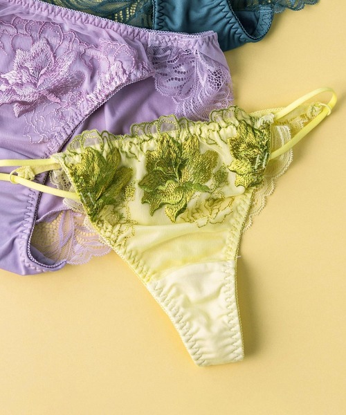 fran de lingerie（フランデランジェリー）の「tempo rubato テンポルバート コーディネートTバック(タンガ