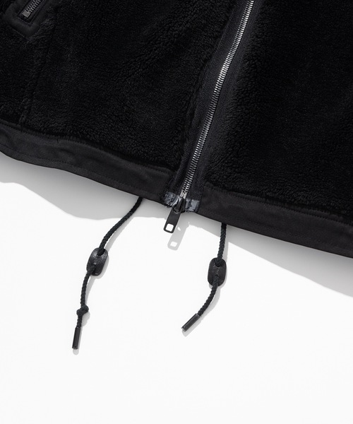 Millo Archive（ミロ アーカイブ）の「【millo 】ラウンドウォームフリースジャケット / Round Warm Fleece Jacket（ブルゾン・レディース・ダークカーキ/ブラック・MEDIUM/LARGE）」の6枚目の写真