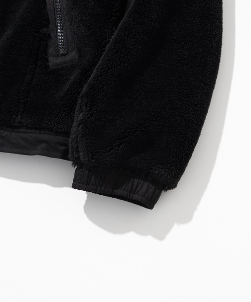 Millo Archive（ミロ アーカイブ）の「【millo 】ラウンドウォームフリースジャケット / Round Warm Fleece Jacket（ブルゾン・レディース・ダークカーキ/ブラック・MEDIUM/LARGE）」の7枚目の写真