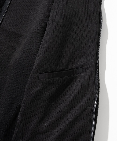 Millo Archive（ミロ アーカイブ）の「【millo 】ラウンドウォームフリースジャケット / Round Warm Fleece Jacket（ブルゾン・レディース・ダークカーキ/ブラック・MEDIUM/LARGE）」の9枚目の写真