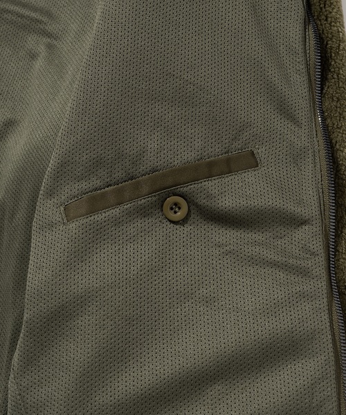 Millo Archive（ミロ アーカイブ）の「【millo 】ラウンドウォームフリースジャケット / Round Warm Fleece Jacket（ブルゾン・レディース・ダークカーキ/ブラック・MEDIUM/LARGE）」の19枚目の写真