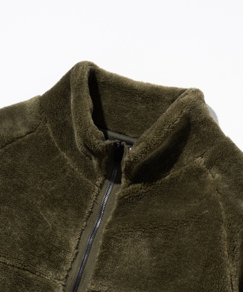 Millo Archive（ミロ アーカイブ）の「【millo 】ラウンドウォームフリースジャケット / Round Warm Fleece Jacket（ブルゾン・レディース・ダークカーキ/ブラック・MEDIUM/LARGE）」の20枚目の写真