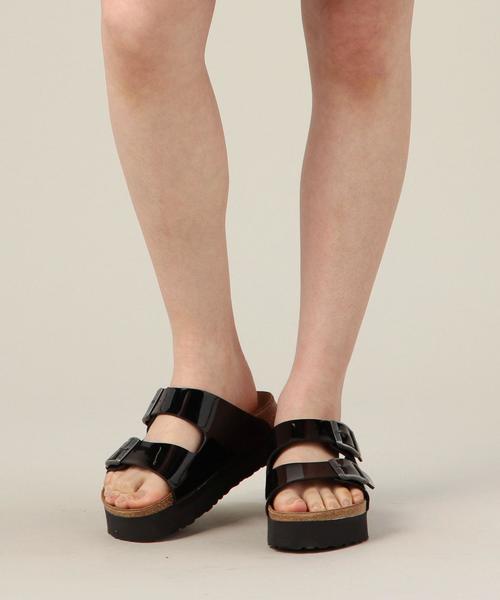 BEAUTY&YOUTH UNITED ARROWS(ビューティーアンドユースユナイテッドアローズ)の「BYBC Papillio ARIZONA プラットフォームサンダル◆(サンダル・レディース・ホワイト/ブラック・37/35/36/38)」の3枚目の写真