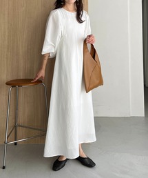 CAPRICIEUX LE'MAGE | エンボスパフワンピース(ワンピース)