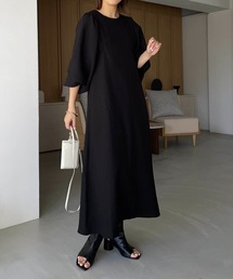 CAPRICIEUX LE'MAGE | エンボスパフワンピース(ワンピース)