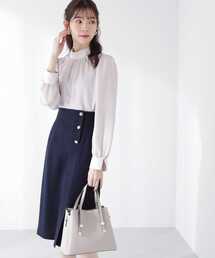 PROPORTION BODY DRESSING | スプリングツィードタイトスカート / 1213120210(スカート)