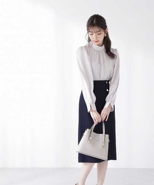 PROPORTION BODY DRESSING(プロポーションボディドレッシング)の「スプリングツィードタイトスカート / 1213120210(スカート・レディース・ネイビー/オフホワイト/グリーン・SMALL/MEDIUM/X-SMALL)」の11枚目の写真