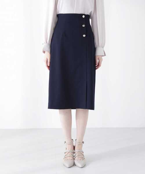 PROPORTION BODY DRESSING(プロポーションボディドレッシング)の「スプリングツィードタイトスカート / 1213120210(スカート・レディース・ネイビー/オフホワイト/グリーン・SMALL/MEDIUM/X-SMALL)」の12枚目の写真