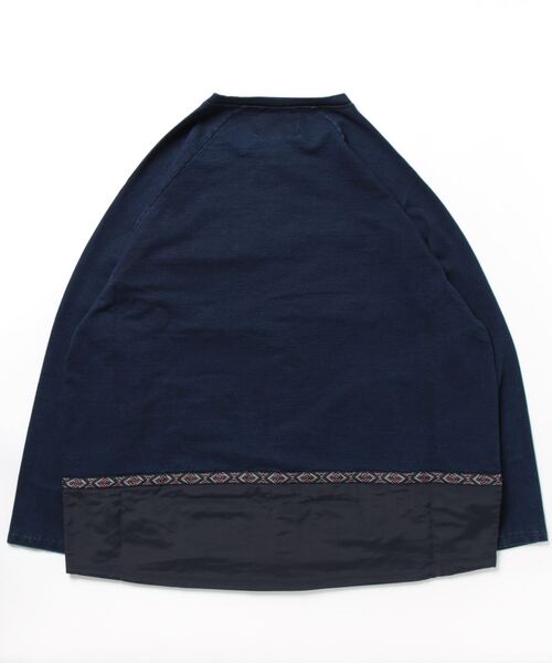 チャイハネ（チャイハネ）の「【チャイハネ】Amina×grn キャッパMEN'Sカーディガン（ブルゾン・メンズ・インディゴブルー/グレー・FREE）」の12枚目の写真