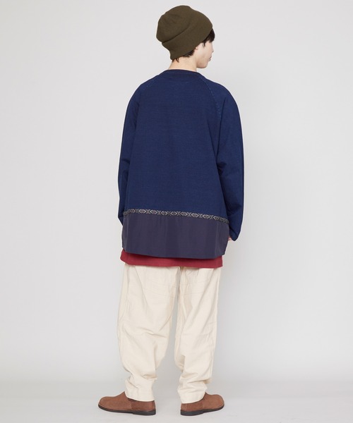 チャイハネ（チャイハネ）の「【チャイハネ】Amina×grn キャッパMEN'Sカーディガン（ブルゾン・メンズ・インディゴブルー/グレー・FREE）」の17枚目の写真