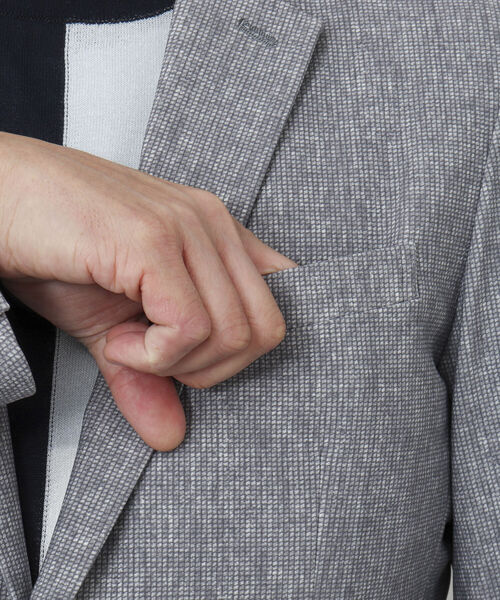 Stutostein Nolley's（シュテットシュタインノーリーズ）の「《セットアップ対応》MODERNFIT JK スリムストレッチジャケット（テーラードジャケット・メンズ・インディゴブルー/ダークネイビー/グレー・S/M/L/XL）」の20枚目の写真