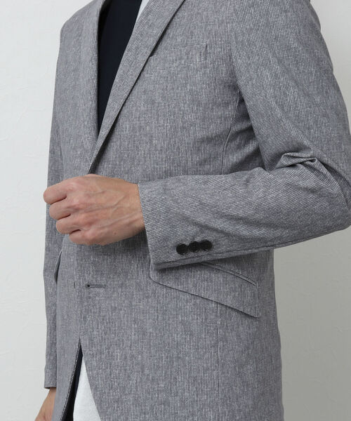 Stutostein Nolley's（シュテットシュタインノーリーズ）の「《セットアップ対応》MODERNFIT JK スリムストレッチジャケット（テーラードジャケット・メンズ・インディゴブルー/ダークネイビー/グレー・S/M/L/XL）」の19枚目の写真