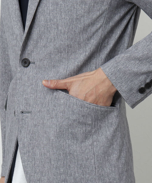 Stutostein Nolley's（シュテットシュタインノーリーズ）の「《セットアップ対応》MODERNFIT JK スリムストレッチジャケット（テーラードジャケット・メンズ・インディゴブルー/ダークネイビー/グレー・S/M/L/XL）」の18枚目の写真