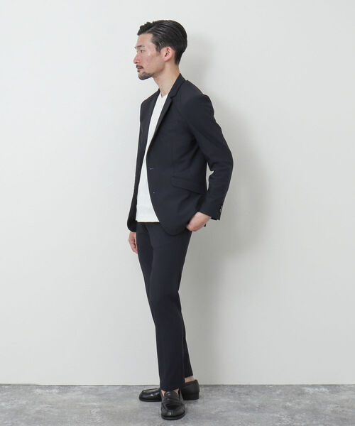 Stutostein Nolley's（シュテットシュタインノーリーズ）の「《セットアップ対応》MODERNFIT JK スリムストレッチジャケット（テーラードジャケット・メンズ・インディゴブルー/ダークネイビー/グレー・S/M/L/XL）」の10枚目の写真