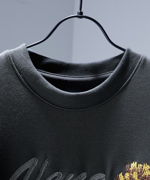 ENDER PRODUCTS(エンダープロダクツ)の「タイガー刺繍 ビッグシルエットクルーネックTシャツ【ENDER PRODUCTS/エンダープロダクツ】(Tシャツ/カットソー・メンズ・スミクロ/ブラック/オフホワイト/ブルー・M/L)」の13枚目の写真